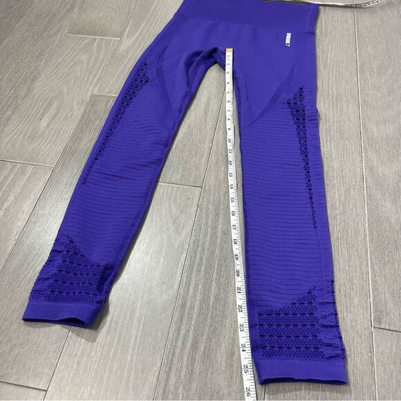 Gymshark Energy High Rise Seamless Purple Full Length
Legging Pants Perforated S - Picture 15 of 15